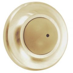 Don-Jo 1412606 clear satin brass wall bumper