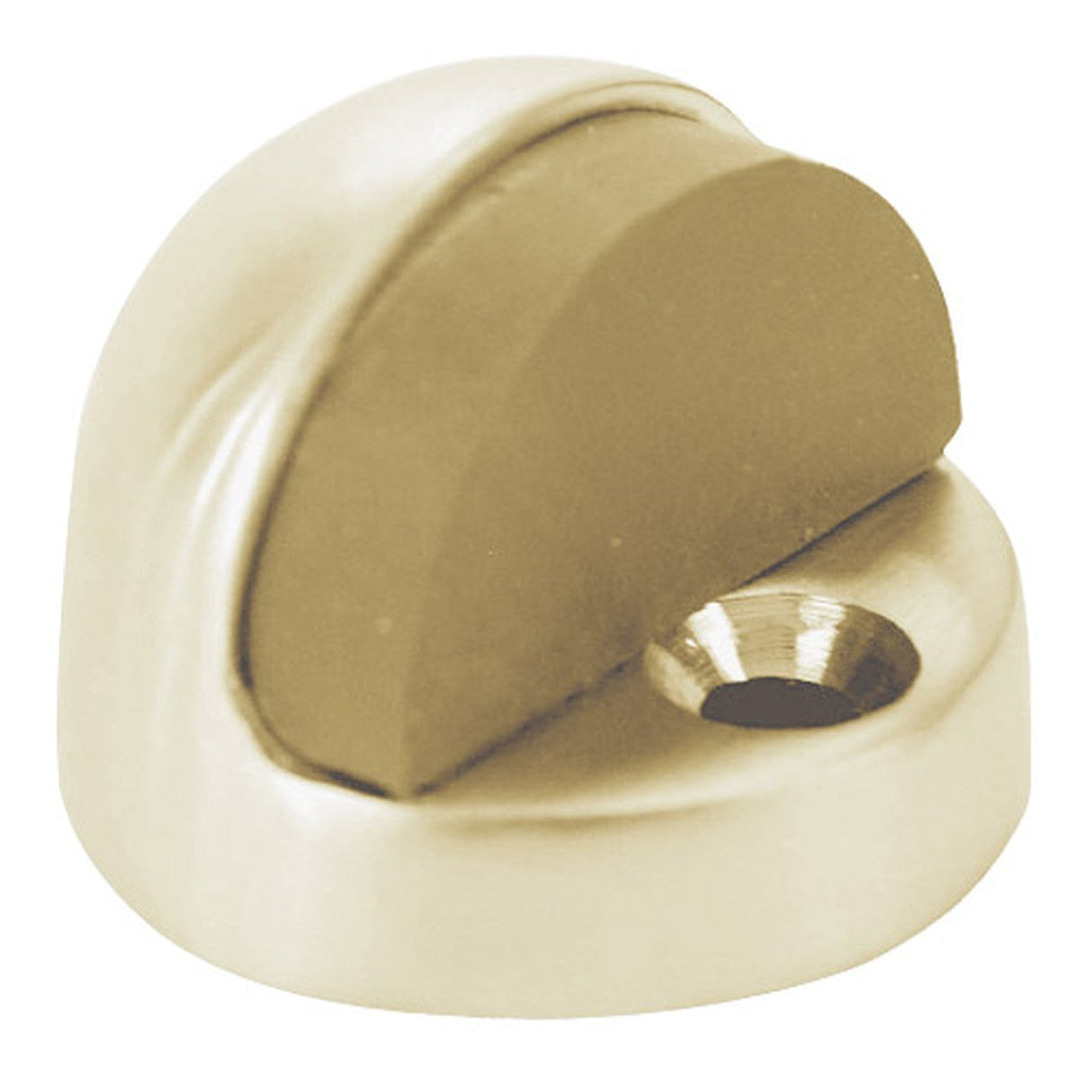 Don-Jo 1442606 clear satin brass floor stop