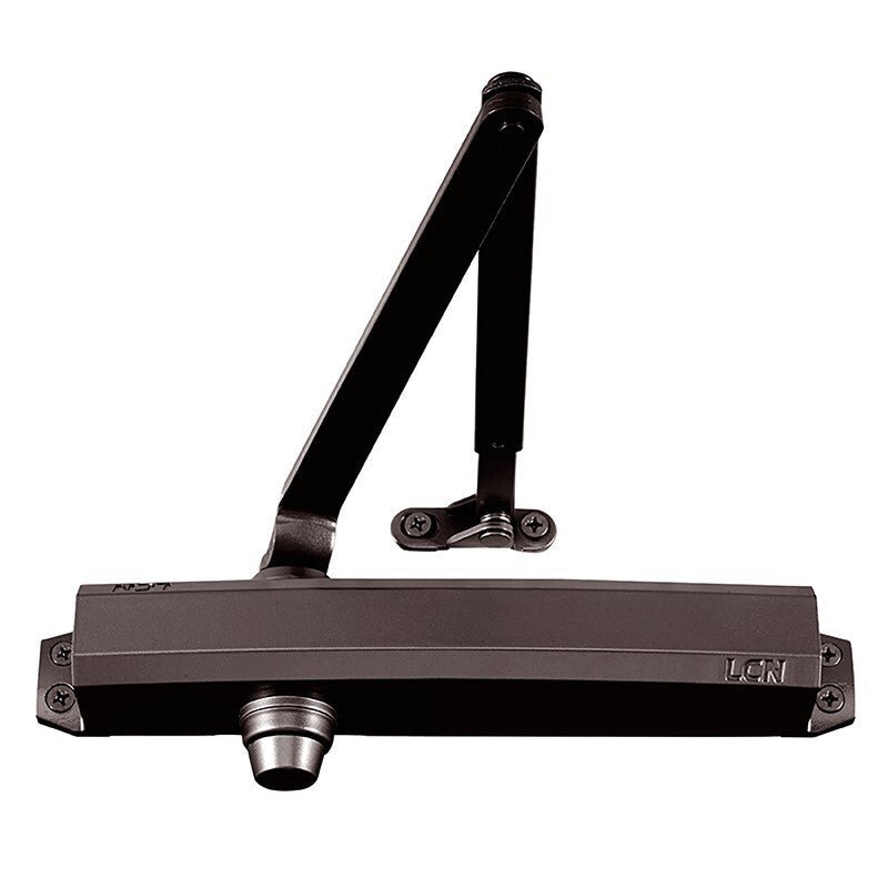 LCN 1450RWPADKBRZFPC dark bronze surface mounted door closer