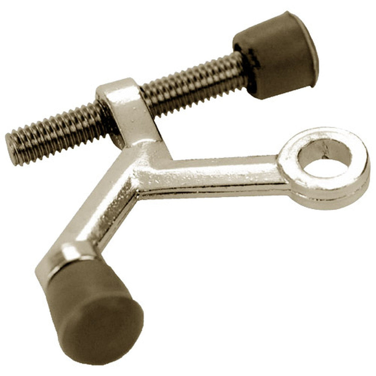 Don-Jo 1505-619 clear satin nickel hinge stop