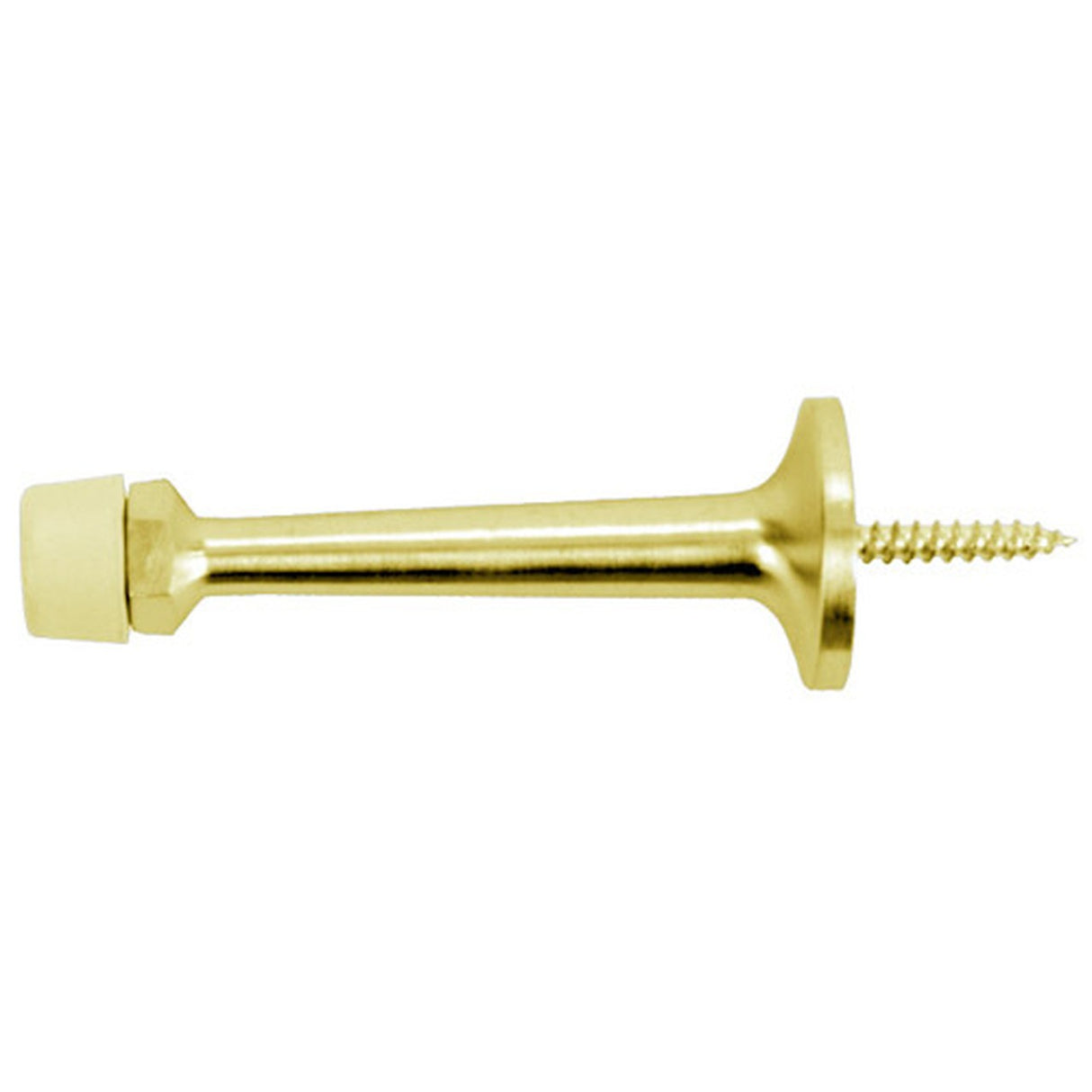 Don-Jo 1506605 bright brass rigid base stop