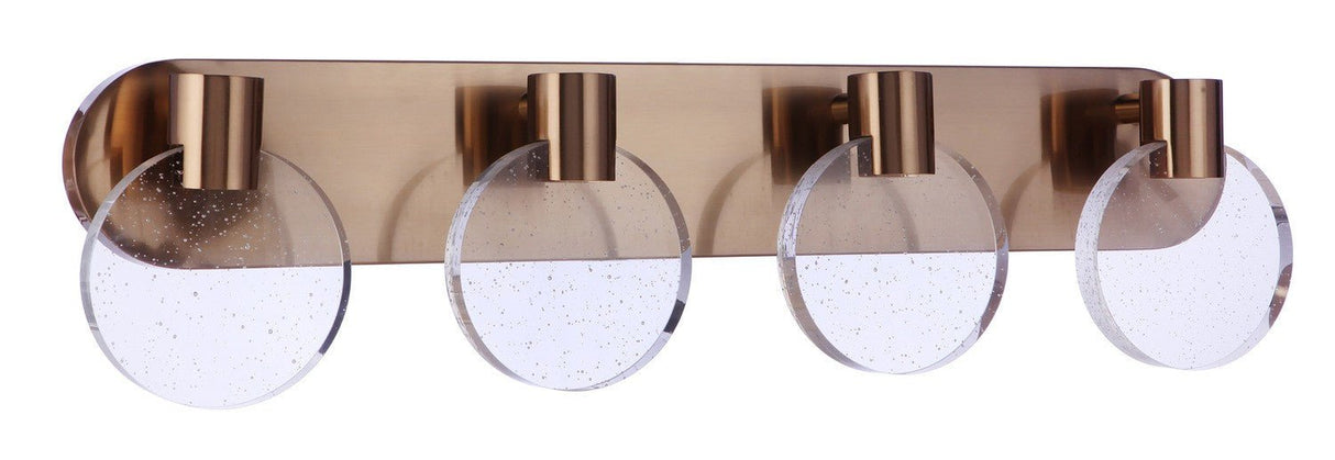 Craftmade 15130SB-LED satin brass vanity