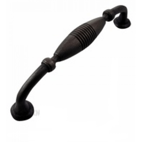 MNG Hardware 16110 161 5" Striped Cabinet Pull Antique Brass