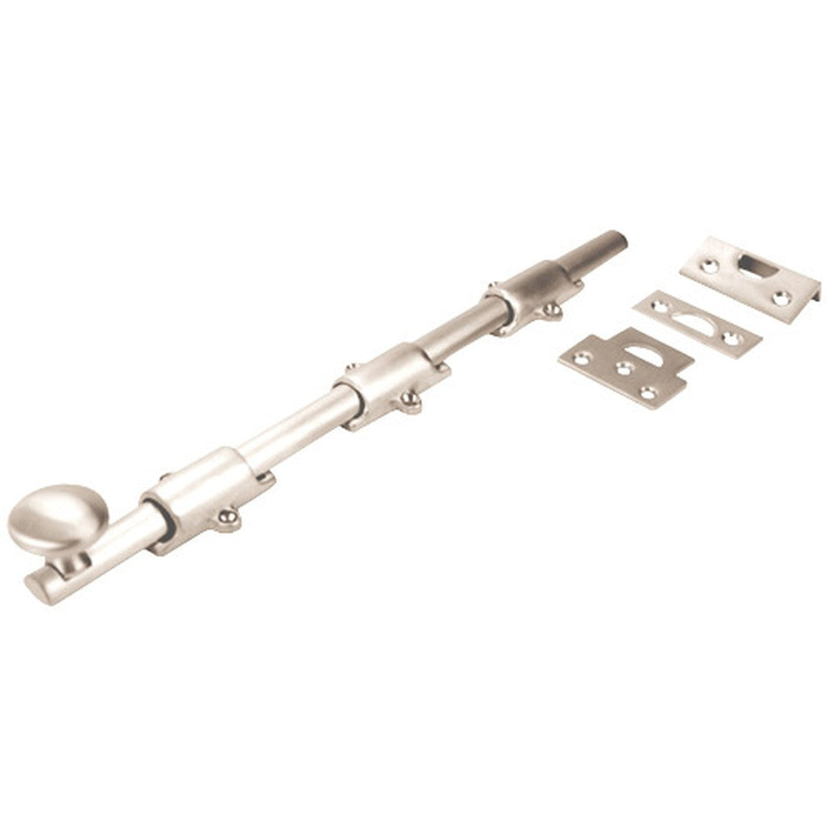 Don-Jo 1630619 clear satin nickel dutch door bolt