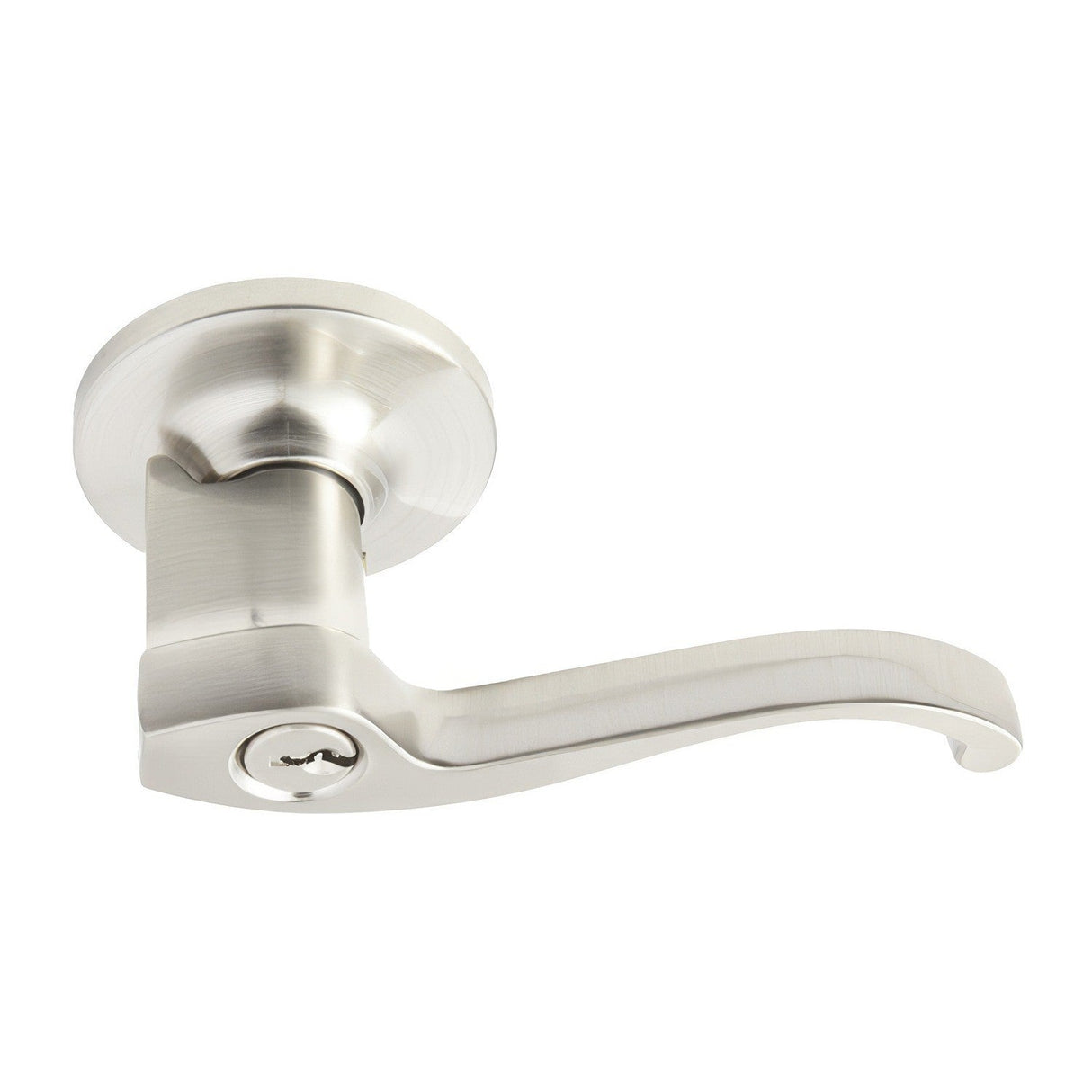 Better Home Products 16515SNLT Pacific Heights keyed entry keyed entry door lever, additional view