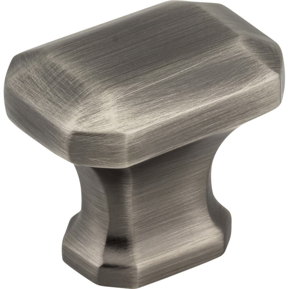 Jeffrey Alexander 165BNBDL brushed pewter cabinet knob
