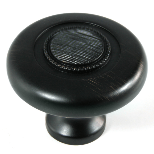 MNG Hardware 16814 168 1-1/2" Vanilla Button Cabinet Knob Polished Nickel