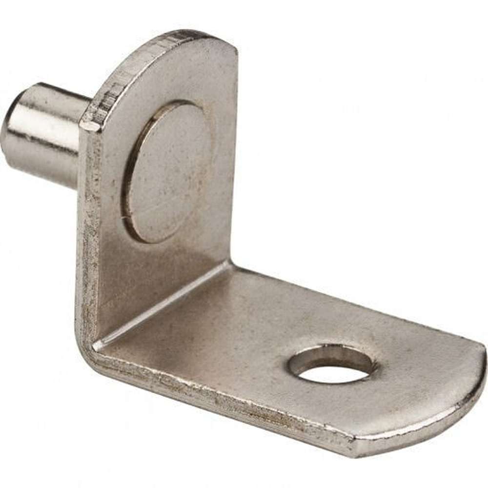 Hardware Resources 1707BN-R bright nickel shelf support