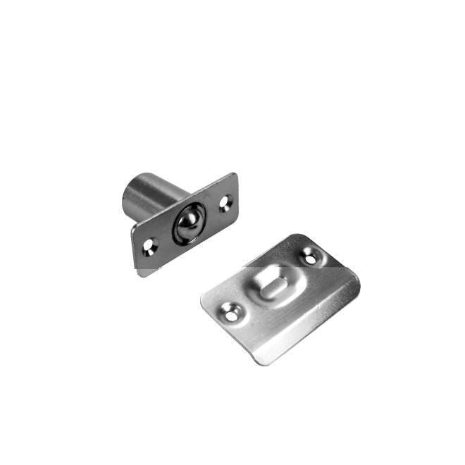Don-Jo 1714619 clear satin nickel ball latch