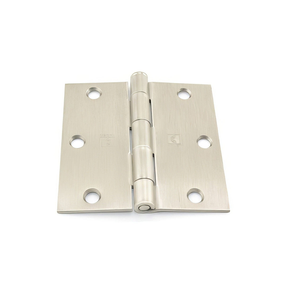 Hager 174131215EA 1741 Collection residential hinge in satin stainless, additional view