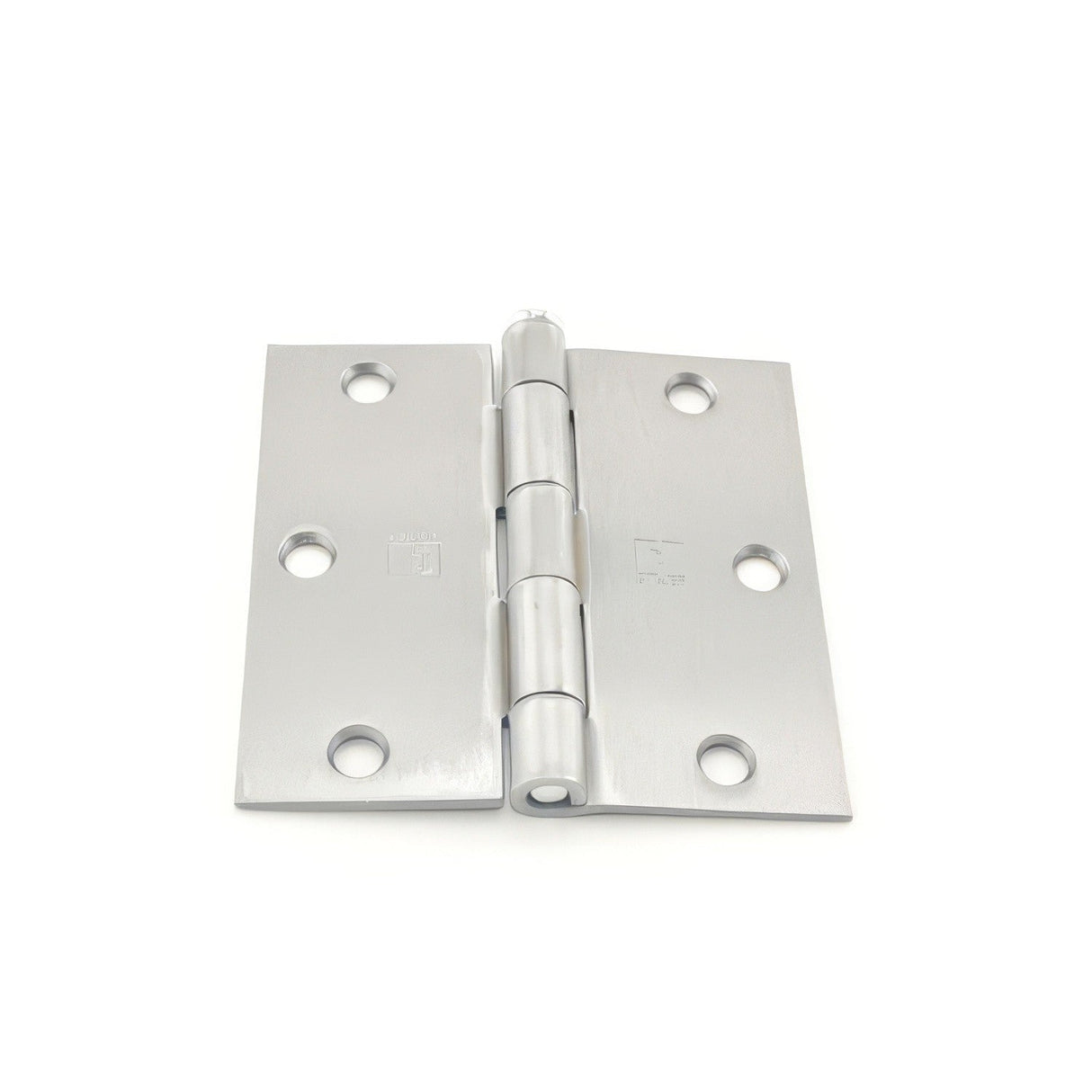 Hager 174131226DEA 1741 Collection plain bearing hinge in satin stainless, additional view