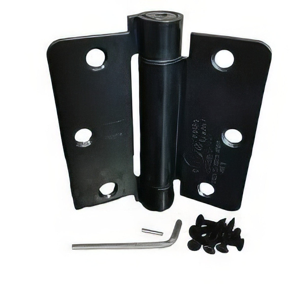 Hager 175131210R Residential spring hinge in satin stainless, additional view