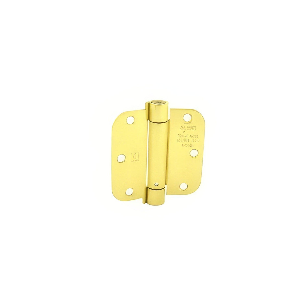 Hager 17523124 satin brass spring hinge