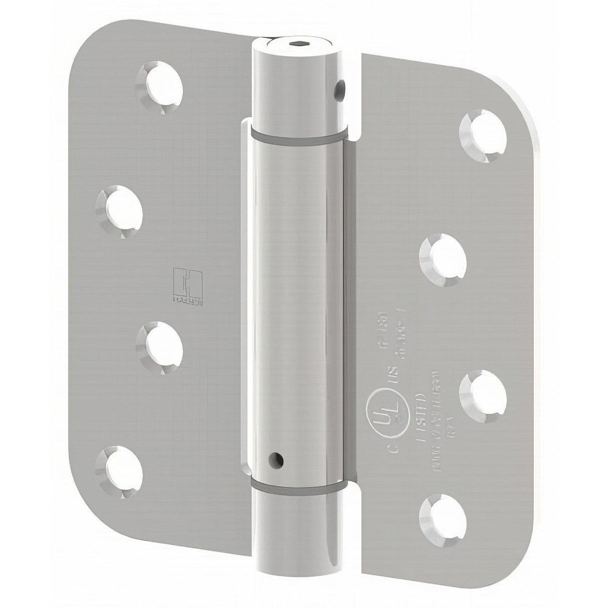 Hager 1752410A Residential spring hinge in satin nickel, additional view