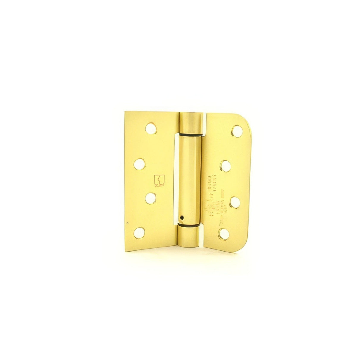 Hager 175444 Residential spring hinge in satin nickel, additional view