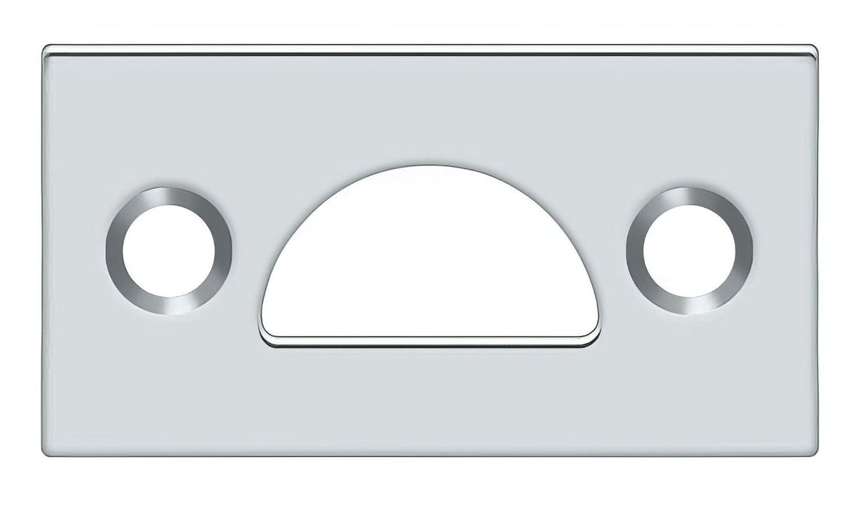 Deltana 178MSTU26 bright chrome strike plate