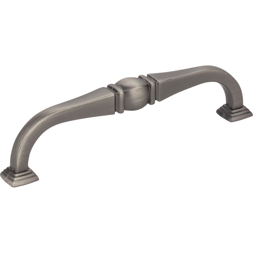 Jeffrey Alexander 188-128BNBDL brushed pewter cabinet drawer pull