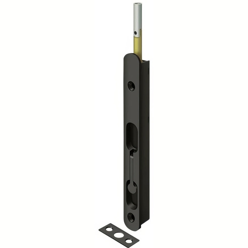 Deltana 18EFBZ10B oil rubbed bronze flush bolt