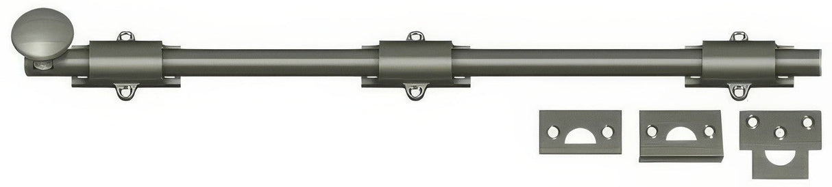 Deltana 18SB15A antique nickel surface bolt