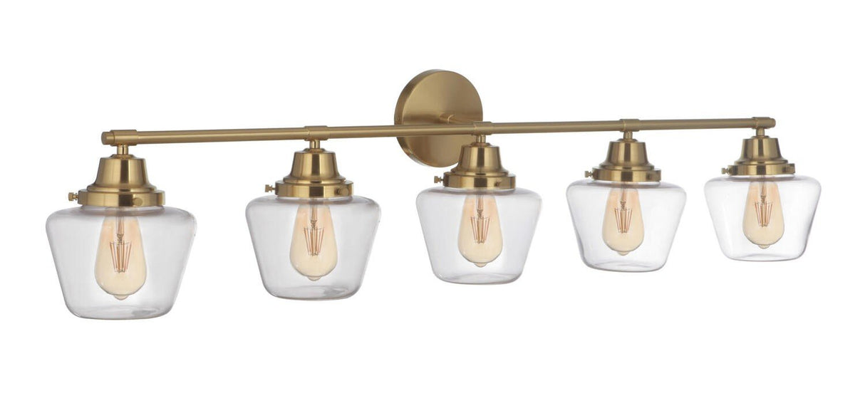 Craftmade 19548SB5 satin brass vanity