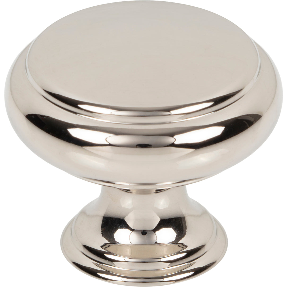 Top Knobs TK3430PN Bayridge 1 1/4" Length Mushroom Knob Polished Nickel