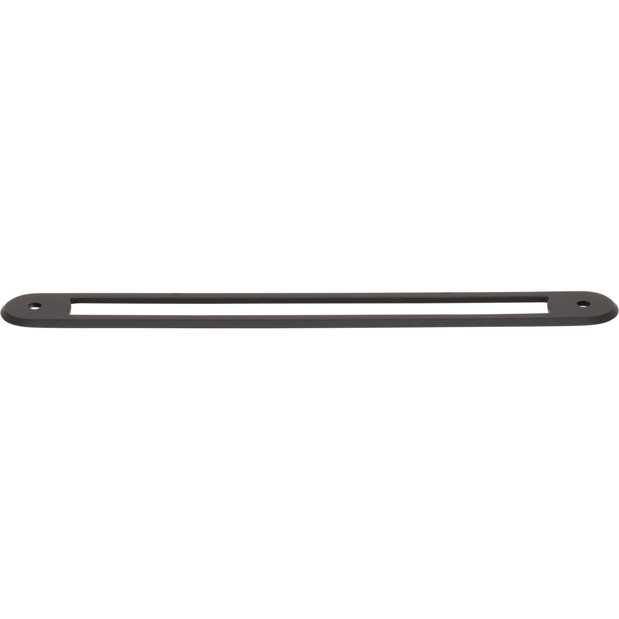 Top Knobs TK3355BLK Brockwell 7 9/16" Center to Center Pull Backplate Flat Black