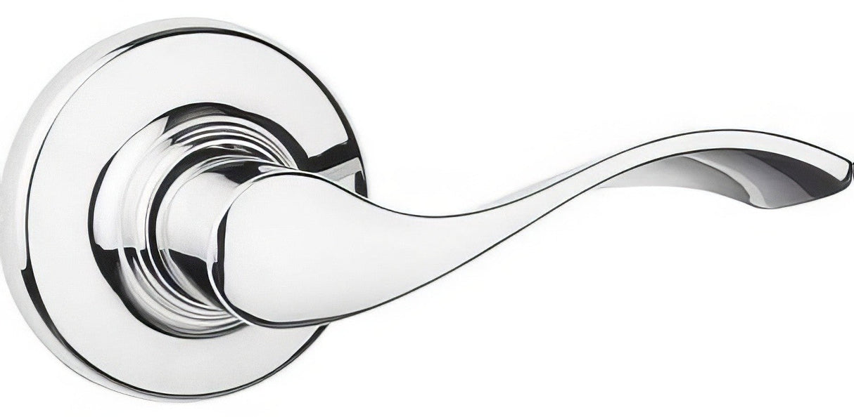 Kwikset 200BL-26 polished chrome passage door lever