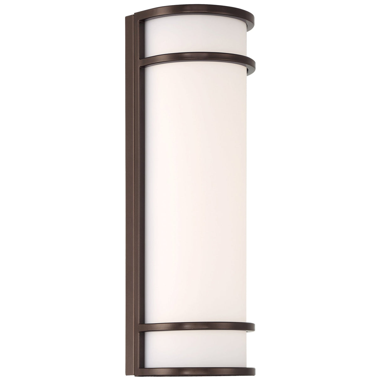 Access Lighting 20106LEDMGEM-BRZ/ACR dual voltage emergency battery backup outdoor led wall mount
