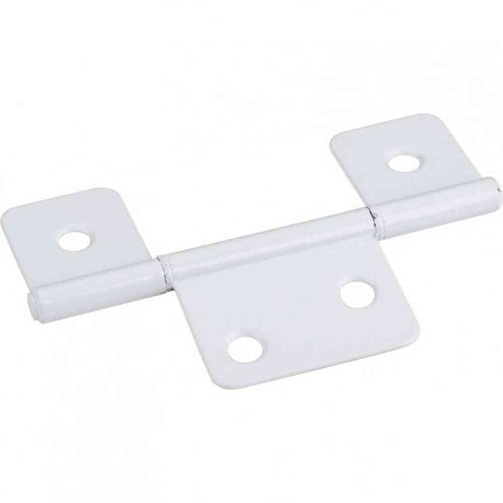 Hardware Resources 20251-WHS white non mortise hinge