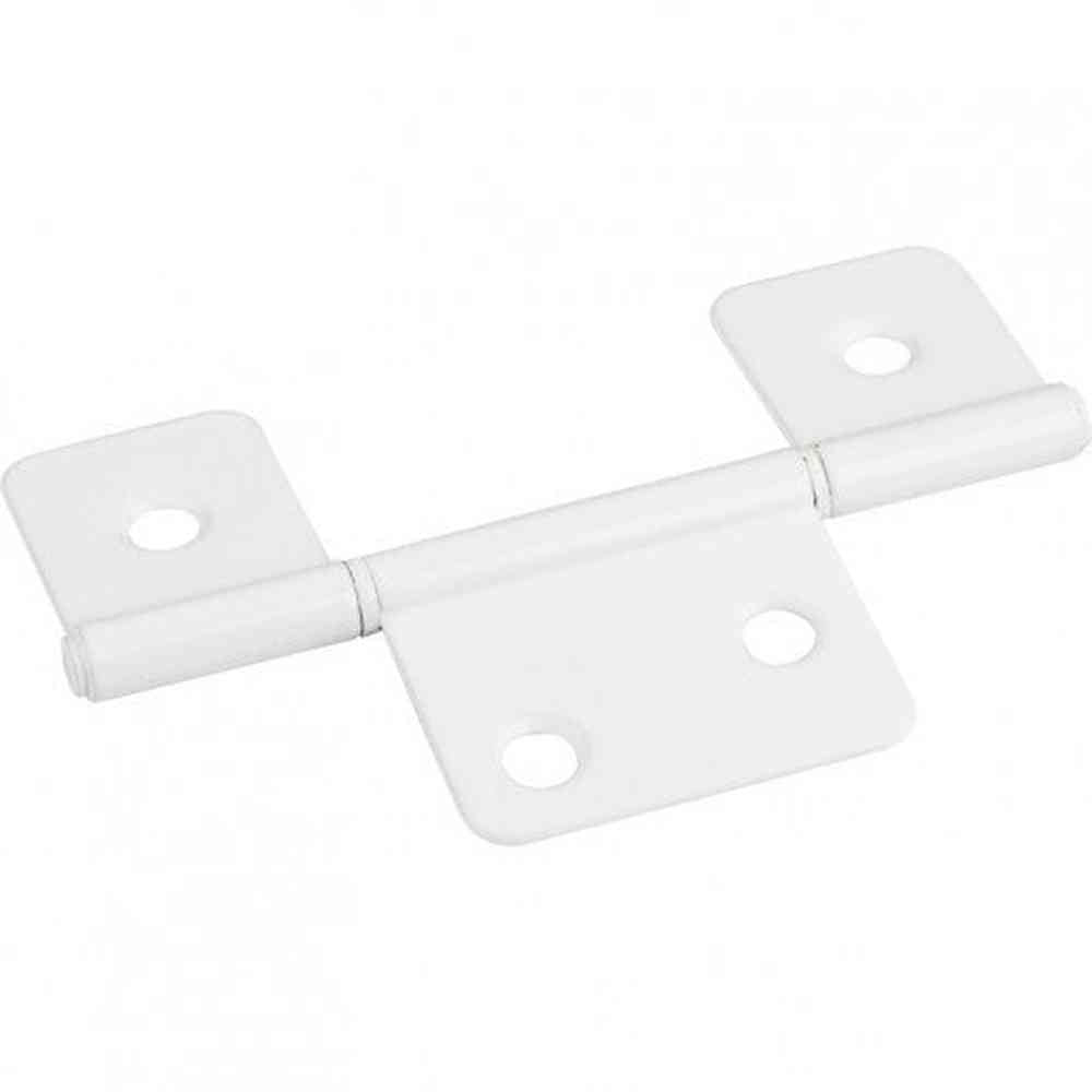 Hardware Resources 20251BWH bright white non mortise hinge