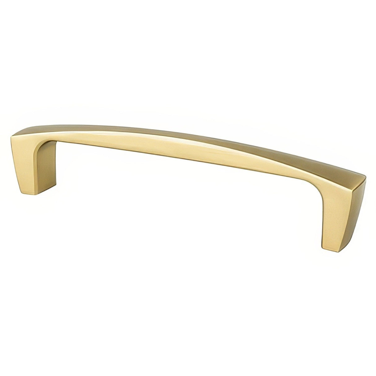 Berenson 2131-1MDB-P modern brushed gold cabinet handle pull