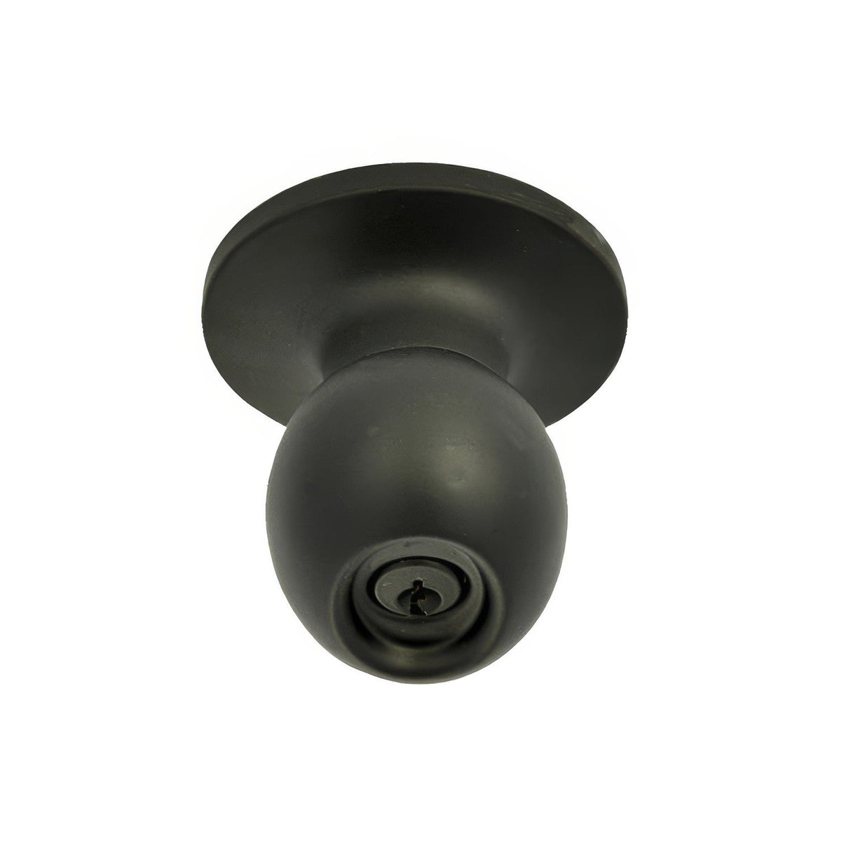 Better Home Products 21544BLK matte black keyed entry door knob