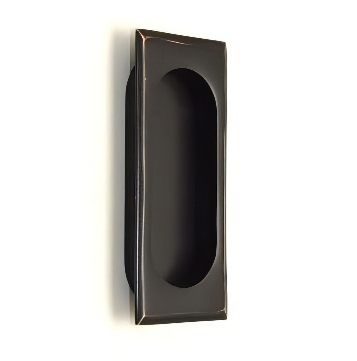 Emtek 2201US19 flat black sliding door pull