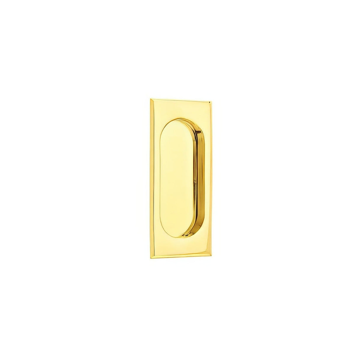 Emtek 2201US3NL unlacquered brass sliding door pull