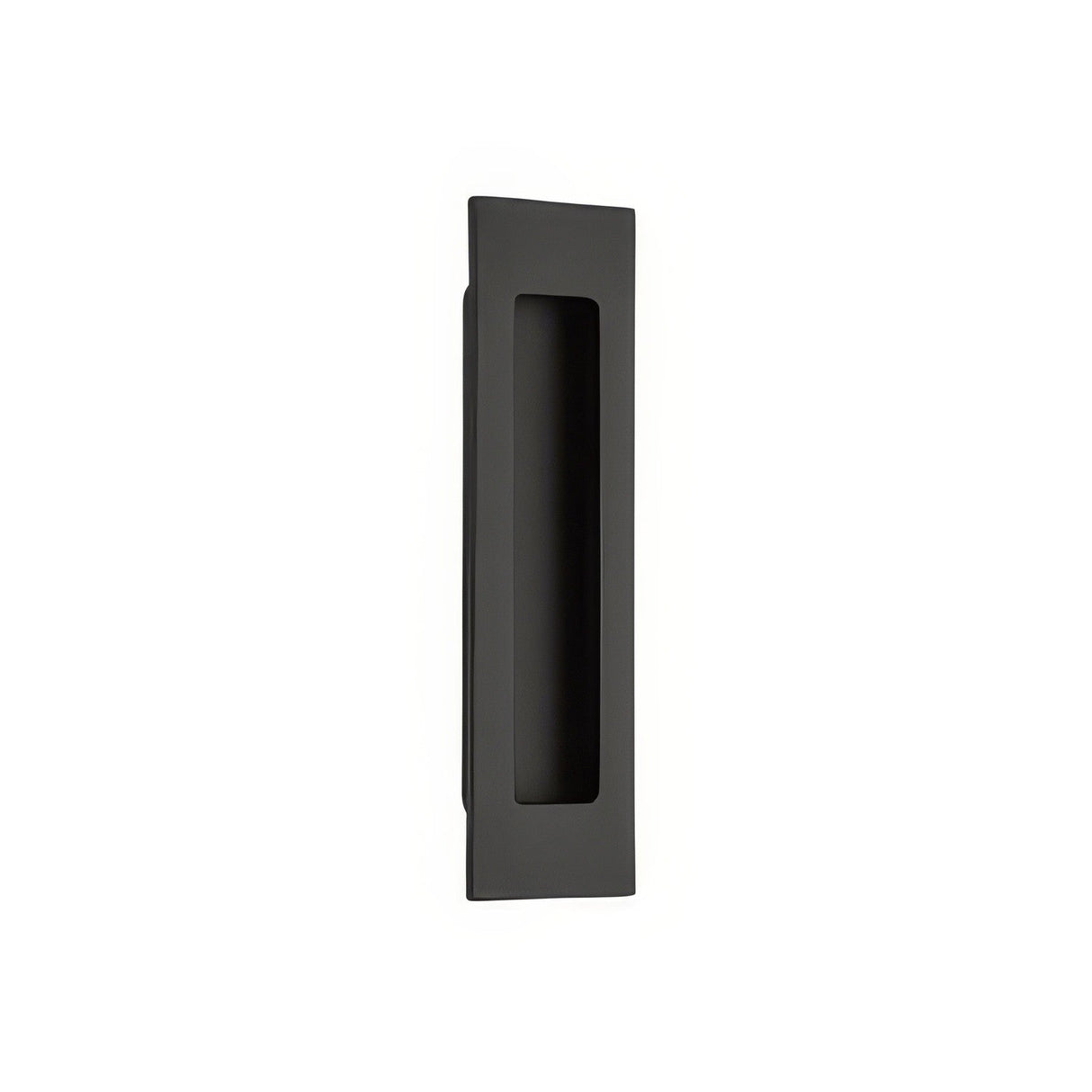 Emtek 220306US19 flat black flush pull