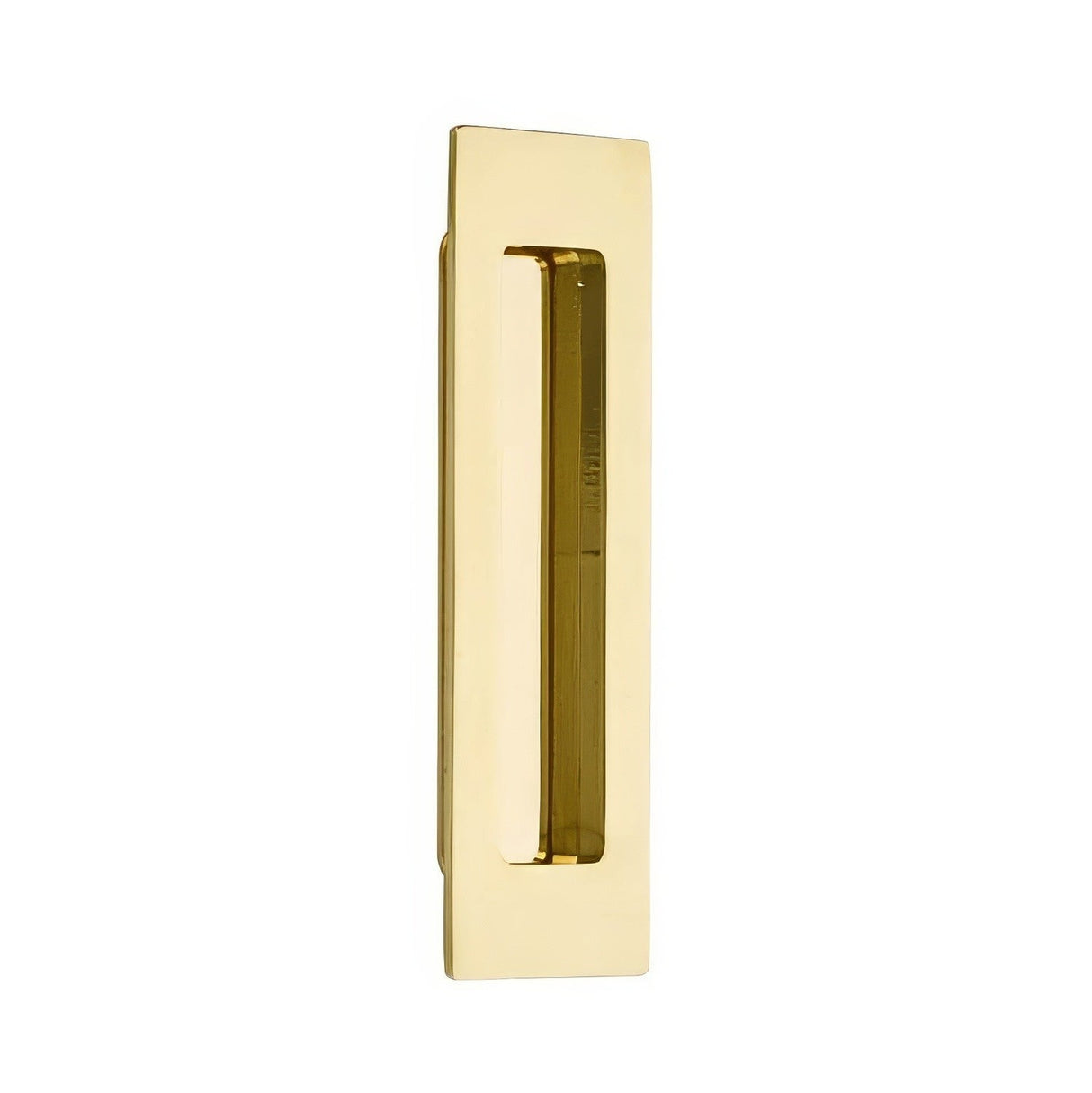 Emtek 220306US3NL unlacquered brass flush pull
