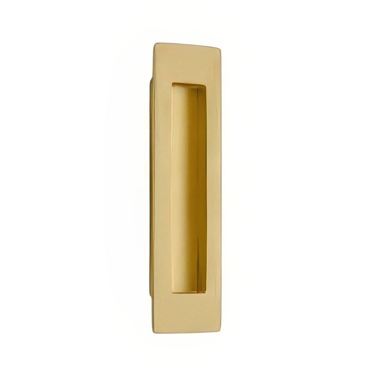 Emtek 220306US4 satin brass flush pull
