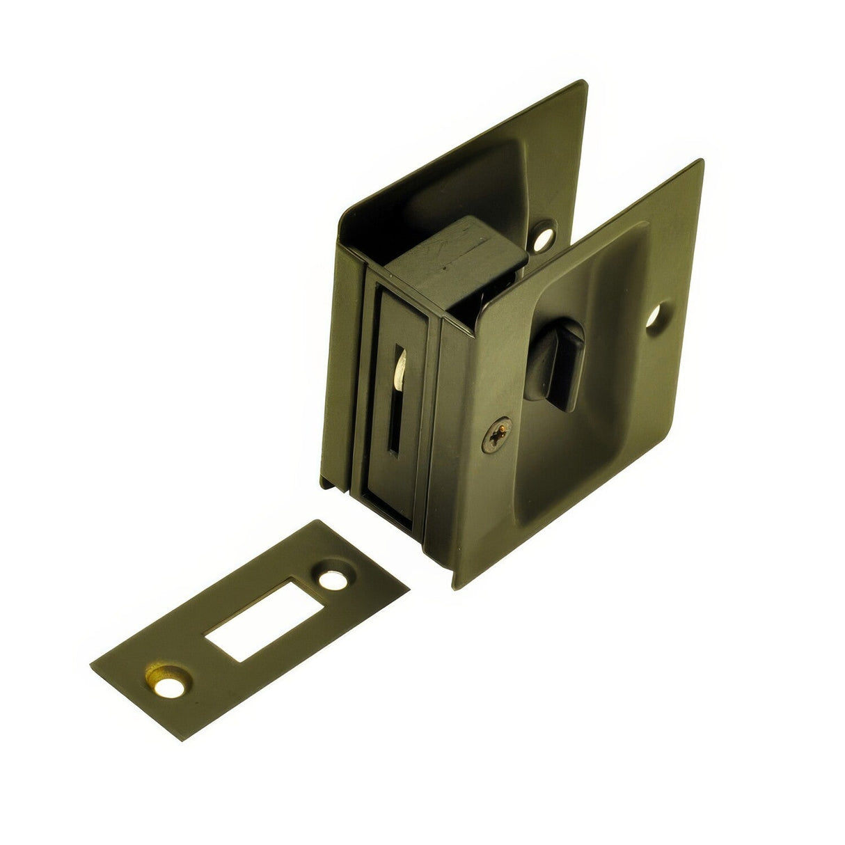 Better Home Products 220BLK privacy pocket door lock, additional view