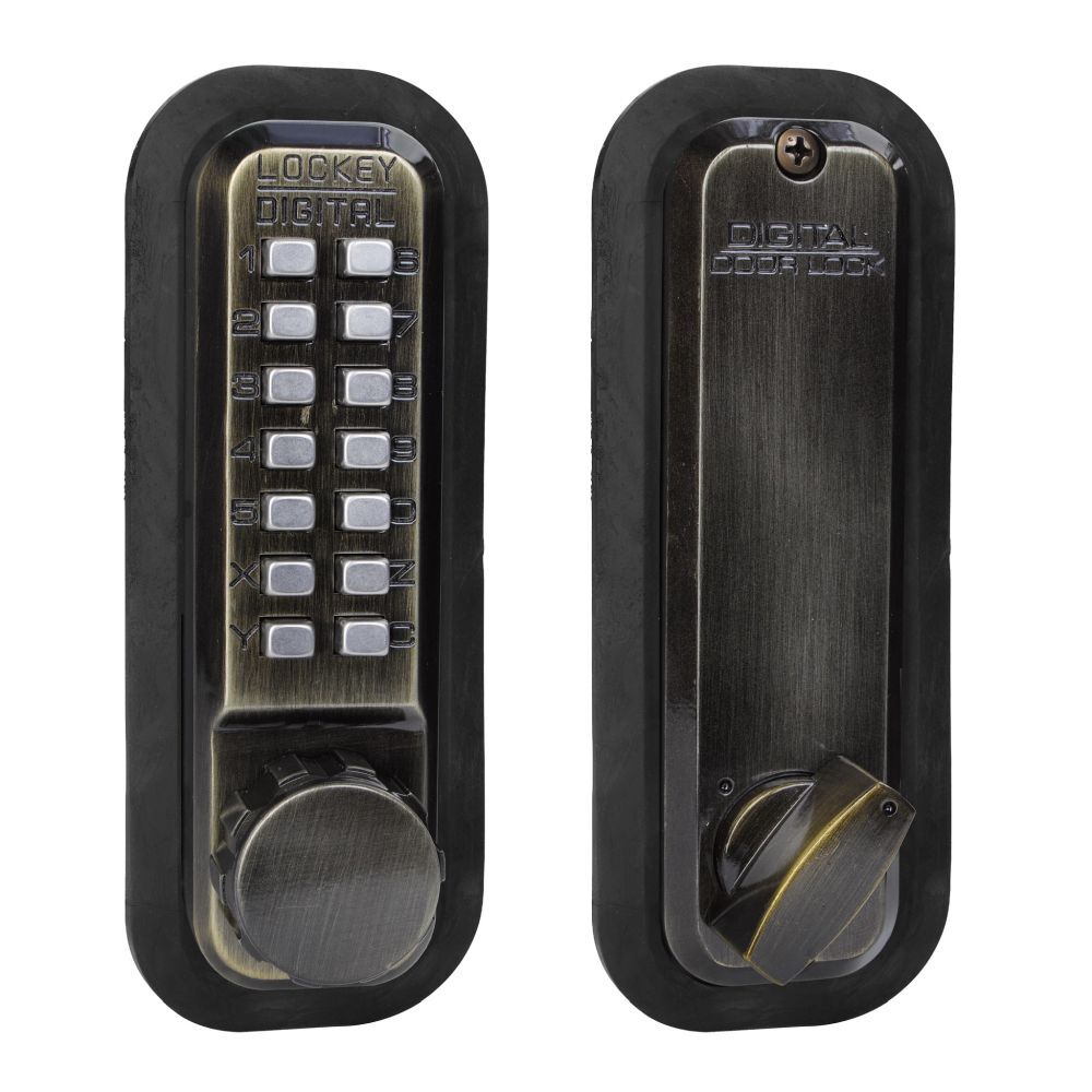 Lockey 2210AB 2200 Series mechanical pushbutton locksets, additional view