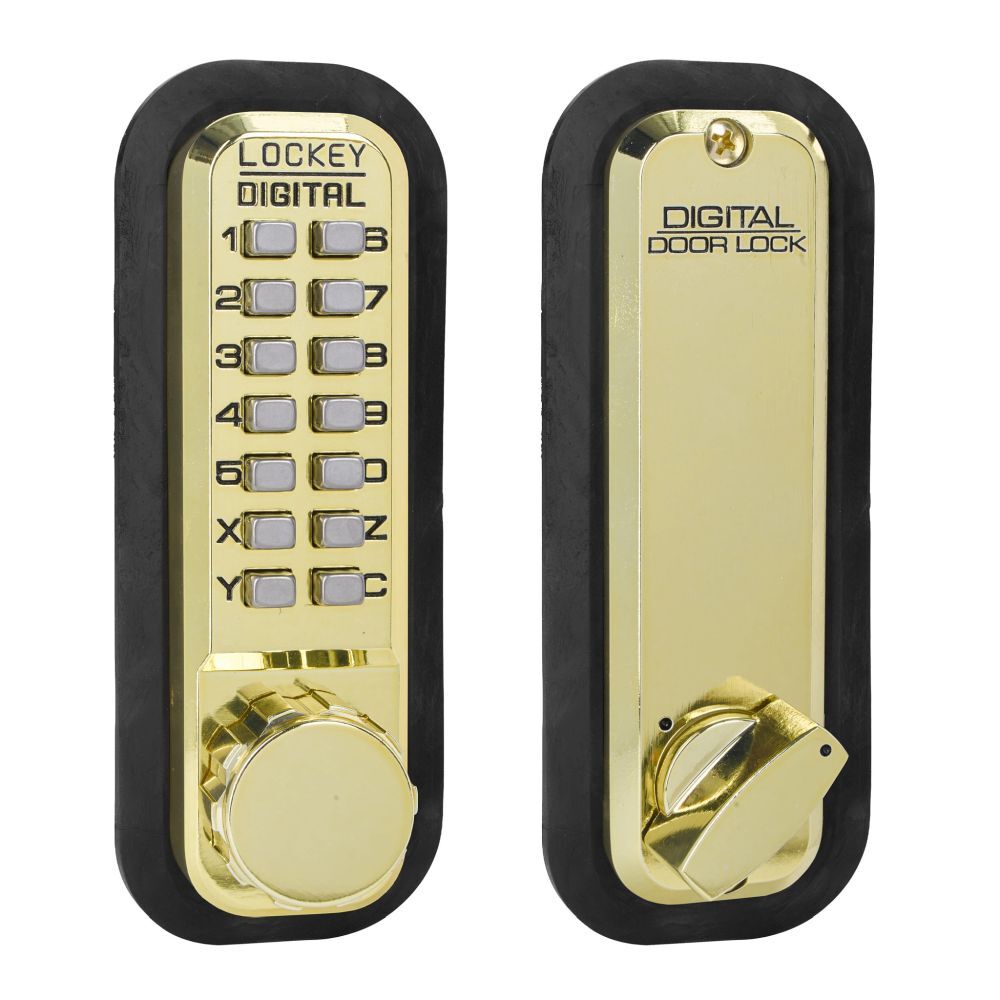 Lockey 2210BB 2200 Series mechanical pushbutton locksets, additional view