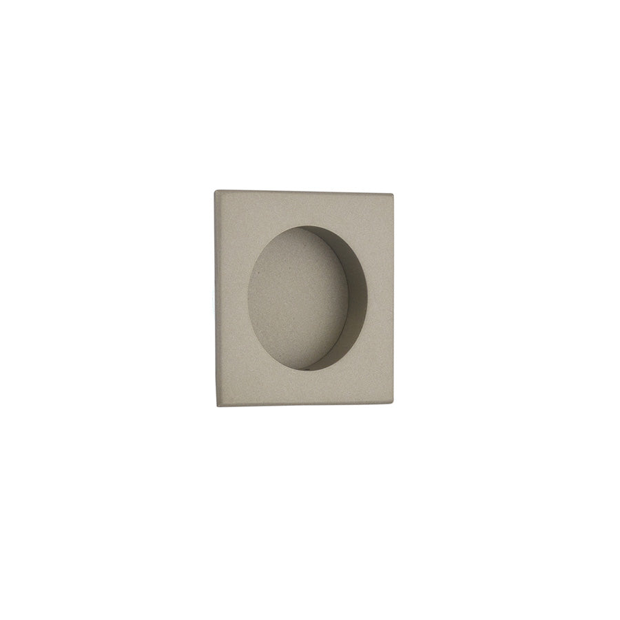 Emtek 2213TWB Square Flush Pull Tumbled White Bronze Finish