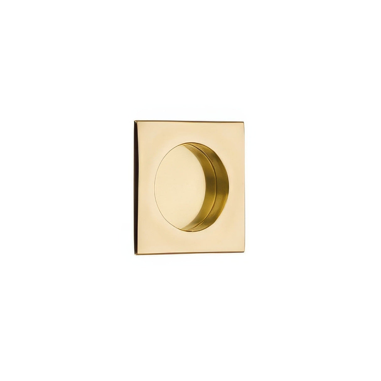 Emtek 2213US3 lifetime polished brass flush pull