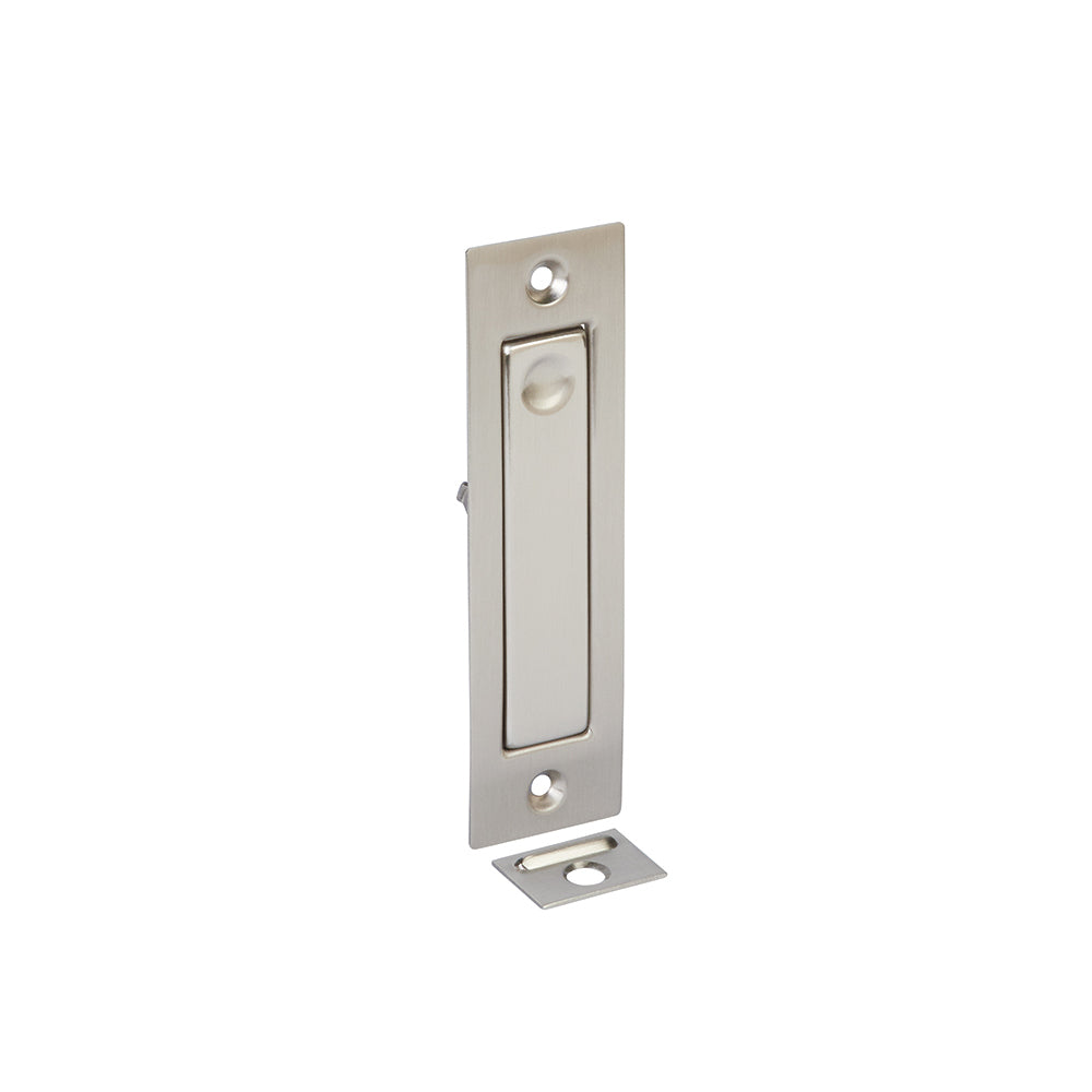 Emtek 1-1/4" x 4-5/8" Modern Rectangular Jamb Bolt in Satin Nickel