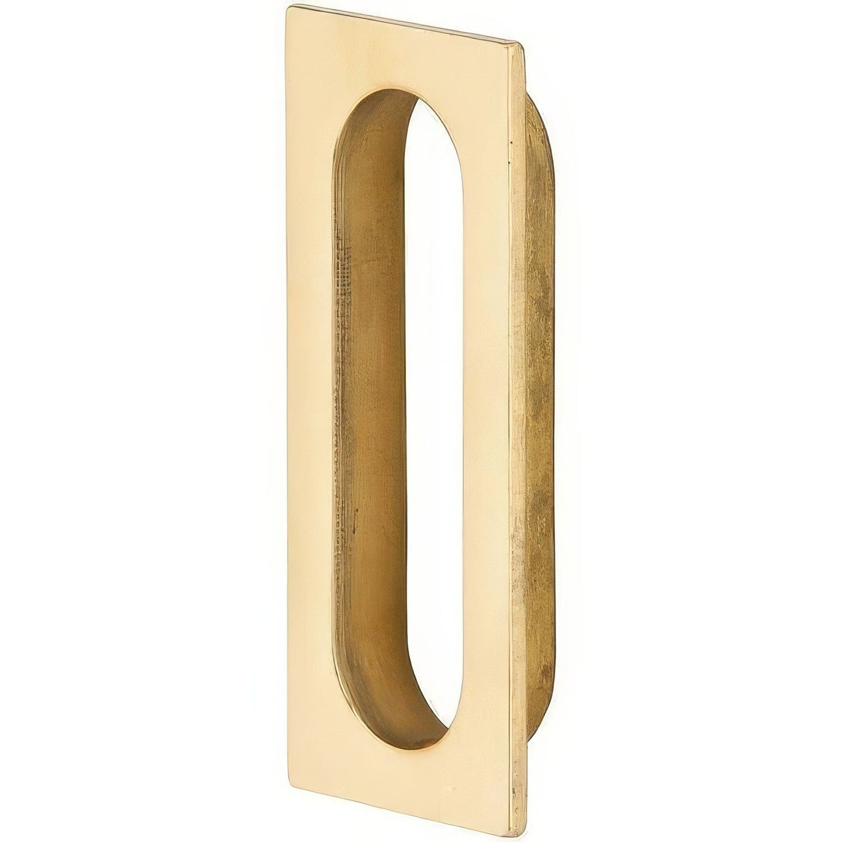 Ives 222B3 polished brass flush pull