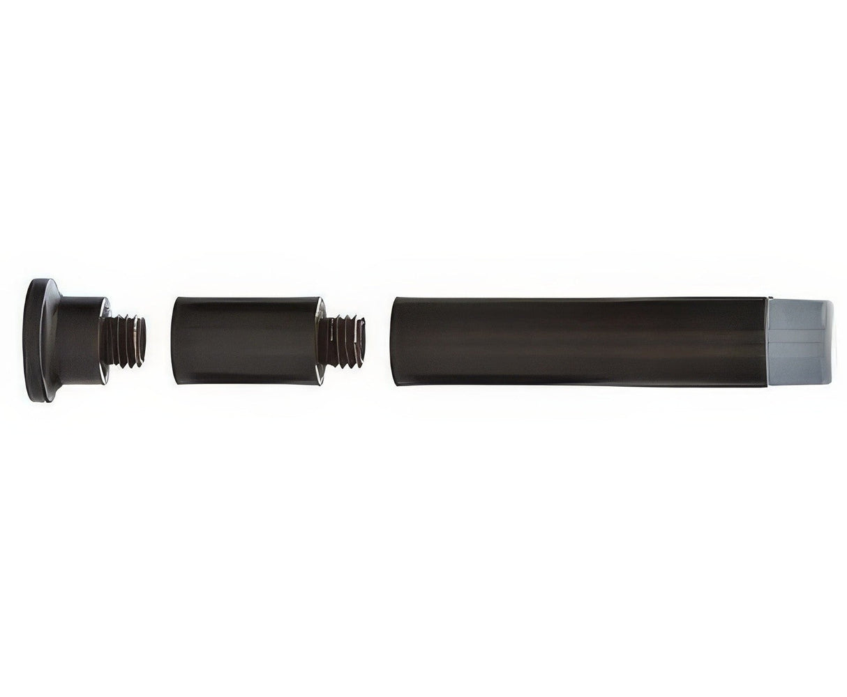 Emtek 2233US19 flat black baseboard door stop