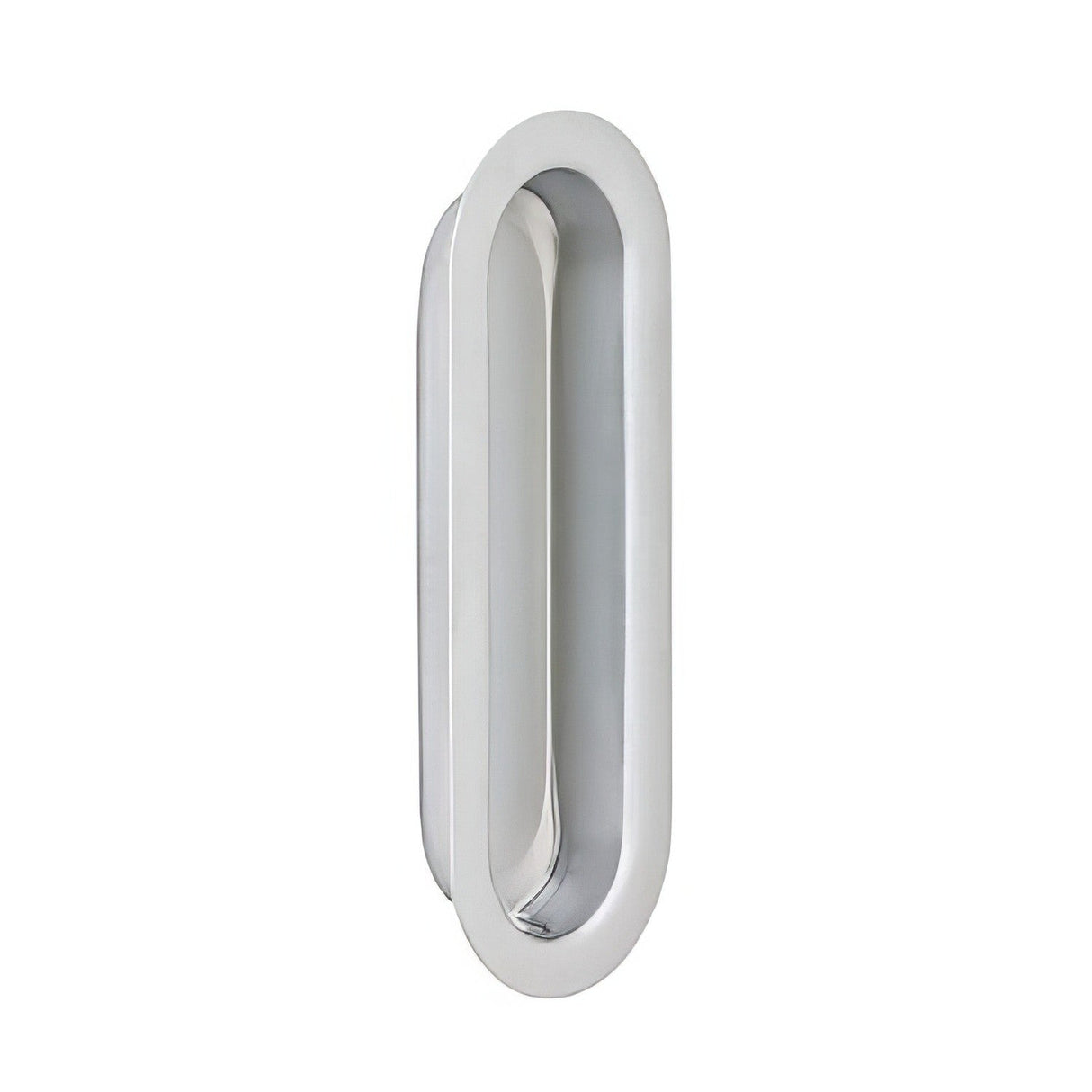 Ives 223B26D satin chrome flush pull
