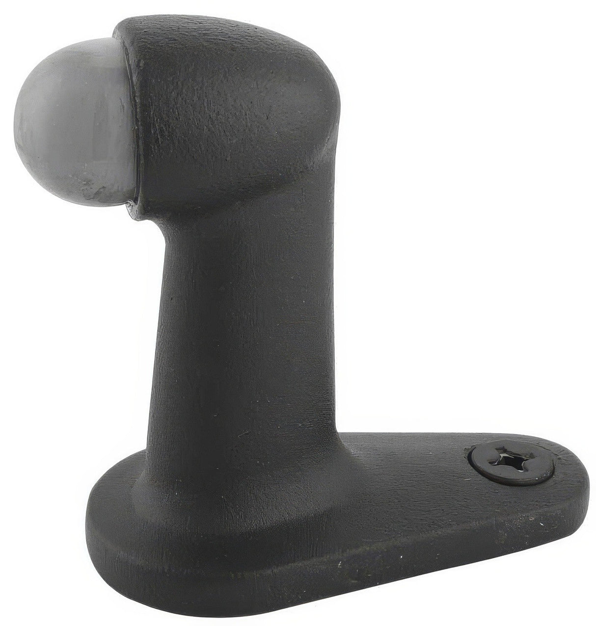 Emtek 2253US26 floor mounted door stop in black, additional view