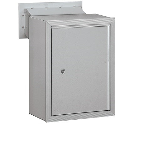 Salsbury Industries 2256GRN receptacle option for mail drop, additional view