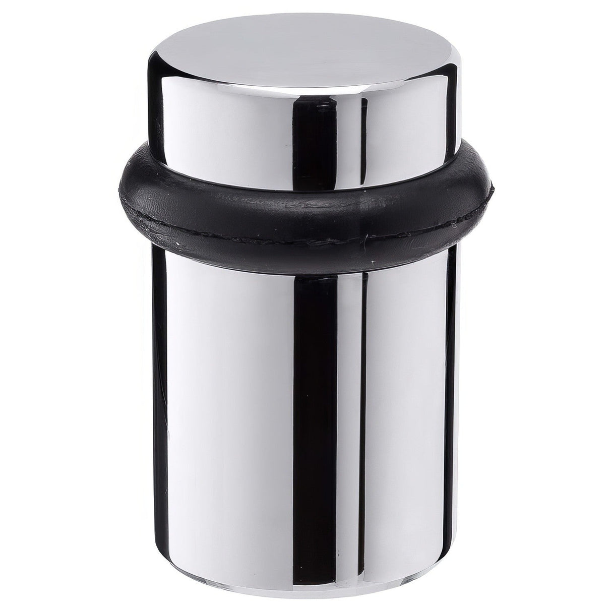 Emtek 2258US26 bright chrome cylindrical floor bumper