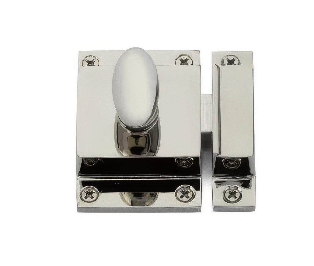 Emtek 2270US14 bright nickel cabinet latch